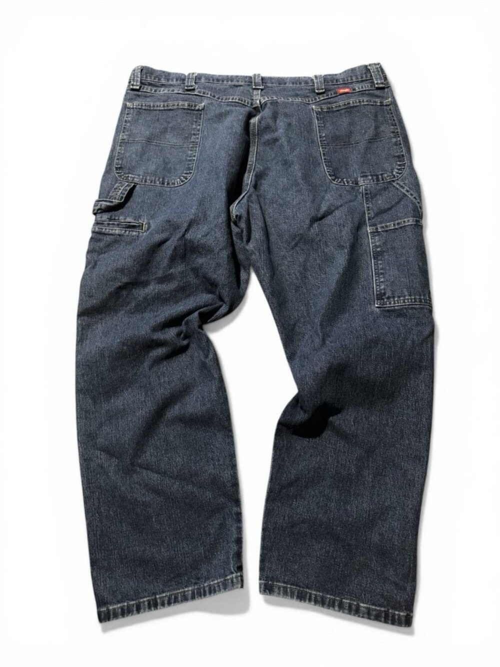 Wrangler Carpenter Jeans Mens 44x30 Loose Fit Denim Utility Work Pants